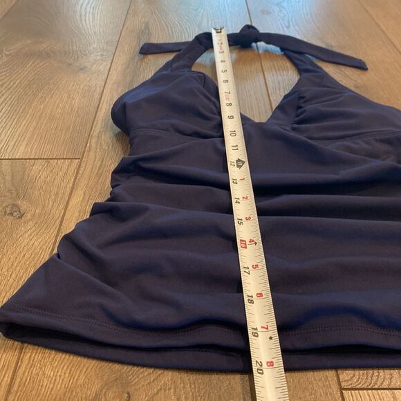 Athleta‎ Blue Halter Tankini Swim Top Size XXS - Picture 7 of 11